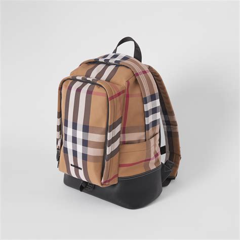 burberry cotton canvas backpack